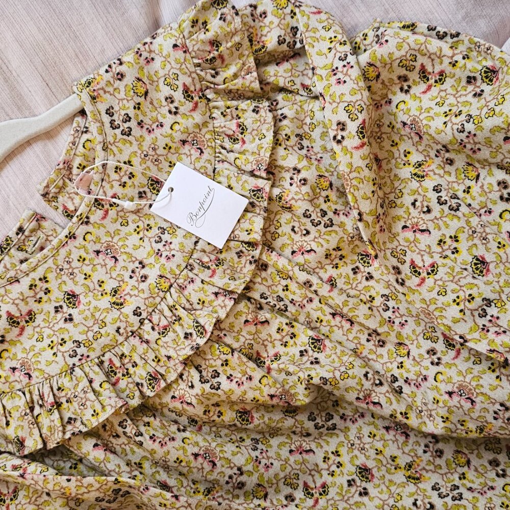 Bonpoint floral printed girls dress- size 4